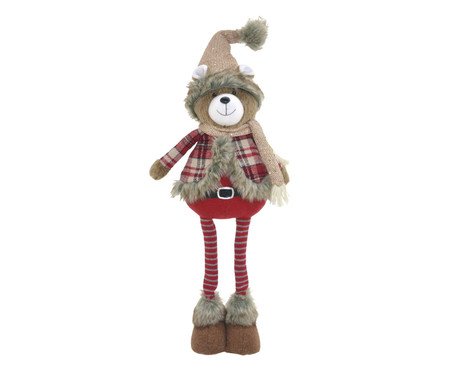 Urso Natalino Decorativo Cinza | Westwing