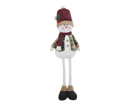 Boneco de Neve Decorativo Branco