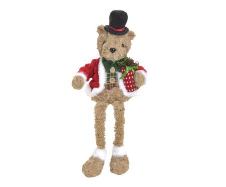 Urso Natalino Decorativo Marrom | Westwing