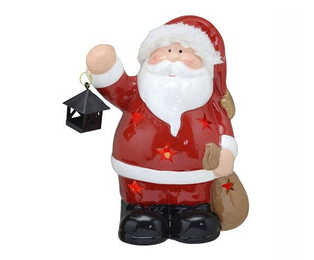 Papai Noel Decorativo com Luz Branco | Westwing
