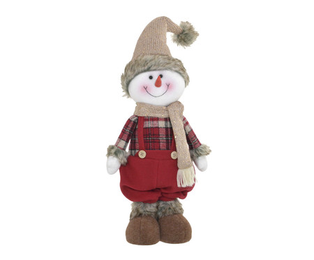 Boneco de Neve Decorativo Branco