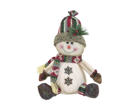 Boneco de Neve Decorativo Branco