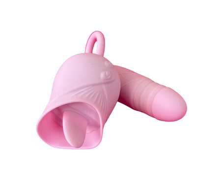 Vibrador Clitoriano e Vai e Vem Língua Daisy