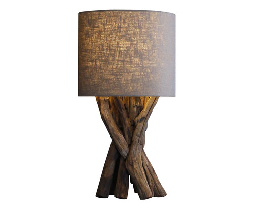 Luminária de Mesa Rustic Crua Bivolt, Cru | WestwingNow