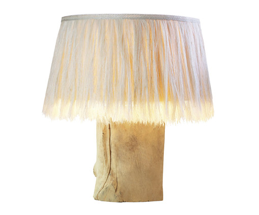 Luminária de Mesa Grande Trunk Natural Bivolt, Natural | WestwingNow