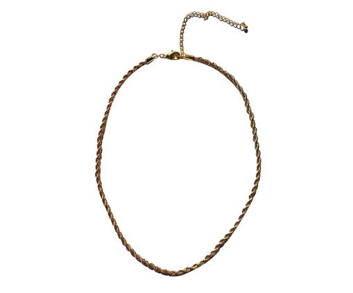 Colar Trança - Gold, Dourado | WestwingNow