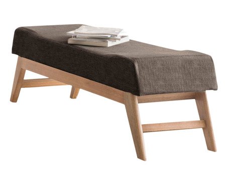 Recamier Marrom com Base Natural Horus Marrom | Westwing
