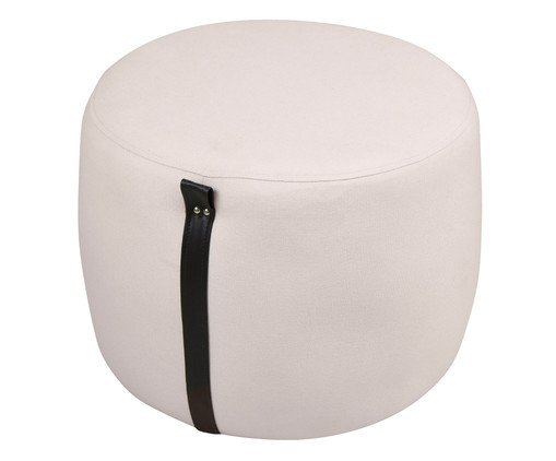 Pufe em Linho Ingred, Bege | WestwingNow