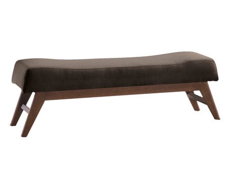 Recamier Marrom com Base Imbuia Horus | Westwing