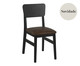 Cadeira Bum Estofada  Marrom, black | WestwingNow