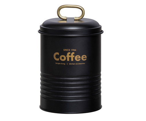 Porta-Condimentos Industrial Coffee, Preto | WestwingNow