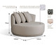 Sofá Chaiselongue Heloisa Bege, beige | WestwingNow