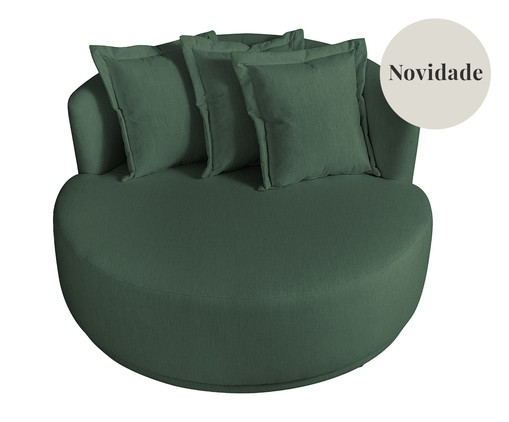 Sofá Chaiselongue Giratório Heloisa Verde, green | WestwingNow