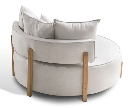 Sofá Chaiselongue Gaia Bege | Westwing