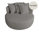 Sofá Chaiselongue Giratório Heloisa Cinza, grey | WestwingNow