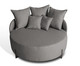 Sofá Chaiselongue Laura Cinza, grey | WestwingNow