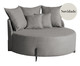 Sofá Chaiselongue Laura Cinza, grey | WestwingNow