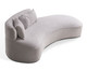 Sofá Chaiselongue Esquerdo Paola Cinza, grey | WestwingNow