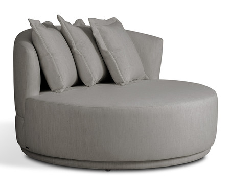 Sofá Chaiselongue Heloisa Cinza | Westwing