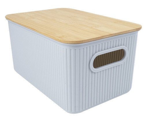 Cesta Closet Wardi Cinza, Branco | WestwingNow