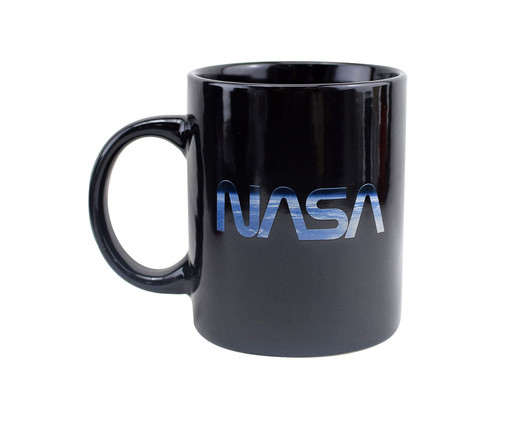 Caneca Nasa Preto, Preto | WestwingNow