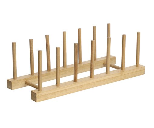 Suporte para Pratos Bambu, Bege | WestwingNow