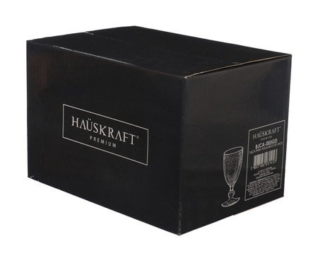 Jogo de Taças para Vinho com Borda Dourada Bico de Jaca | Westwing