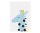 Placa de Madeira Estampada Girafa, Colorido | WestwingNow
