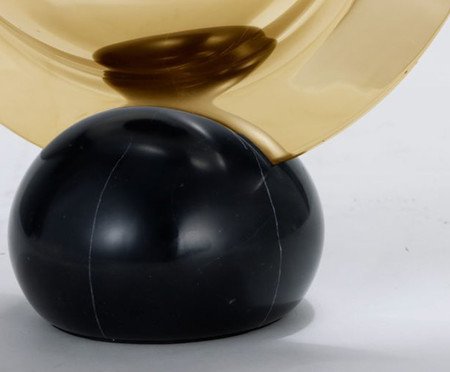 Vaso em Metal e Pedra Bagwell - Dourado | Westwing
