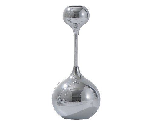 Castiçal em Metal Salvatore III - Prateado, silver or metallic | WestwingNow