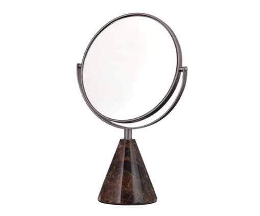 Espelho de Mesa Aaron - Marrom, brown | WestwingNow