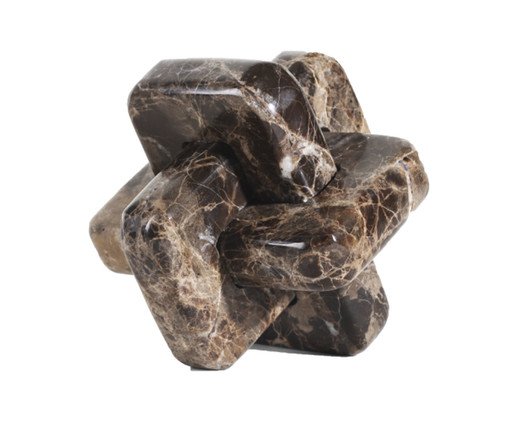 Escultura Dohmer - Marrom, brown | WestwingNow