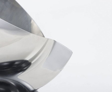 Vaso em Metal e Pedra Bagwell - Prateado | Westwing