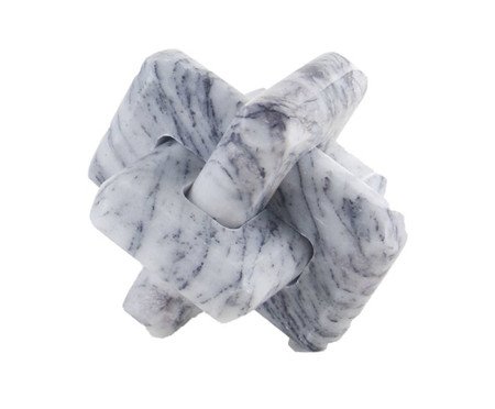 Escultura em Pedra Akechi - Branco | Westwing