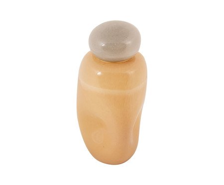 Vaso com Tampa Dante - Laranja | Westwing