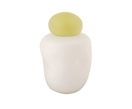 Vaso com Tampa Ocarina - Branco | Westwing