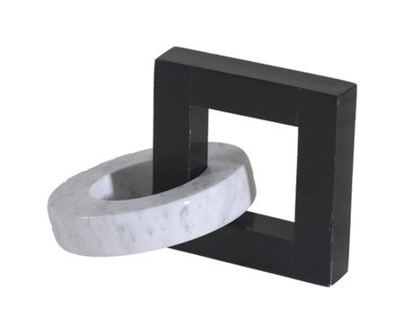 Escultura em Pedra Arnaldo - Preto | Westwing