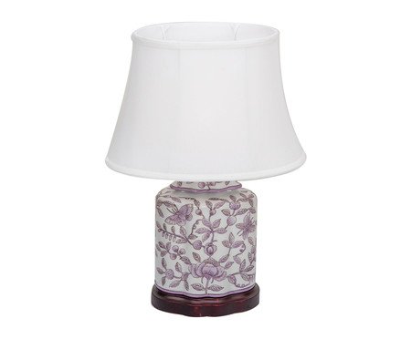 Abajur em Porcelana Collins Bivolt Rosa | Westwing