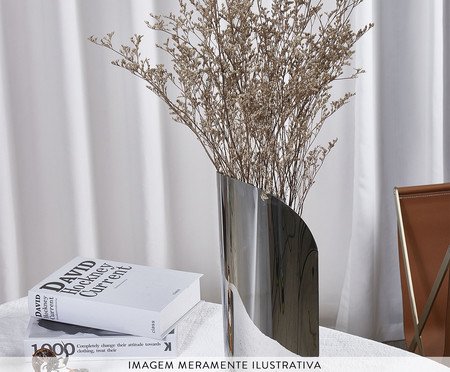 Vaso em Metal Aleno - Prateado | Westwing