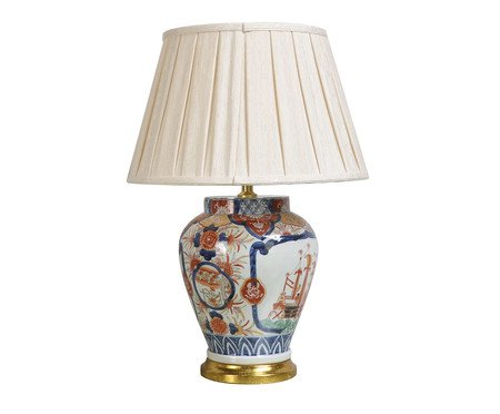 Abajur em Porcelana Bobbie Bivolt III Vermelho | Westwing