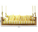 Sofá de Balanço de Fibra Sintética Maragogi - Branco e Amarelo, Branco, Amarelo | WestwingNow
