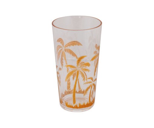 Copo Alto Palm Tree - Dourado, transparent | WestwingNow