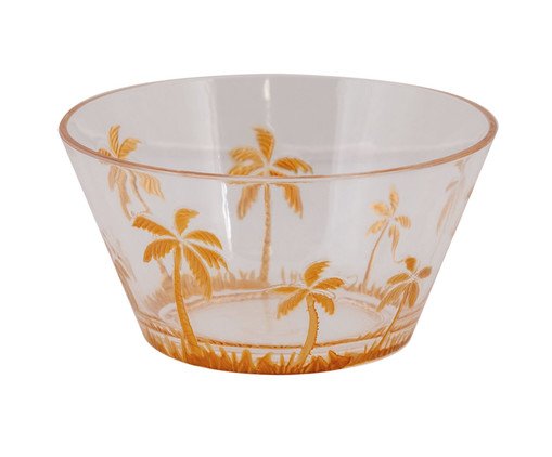 Bowl para Salada Pequeno Palm Tree - Dourado, transparent | WestwingNow