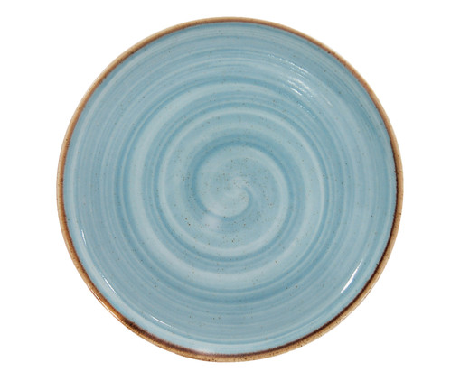 Prato para Sobremesa em Porcelana Artisan - Azul, Azul | WestwingNow