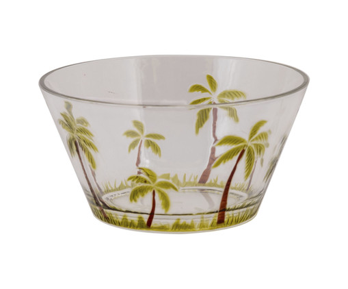 Bowl para Salada Pequeno Palm Tree - Verde, transparent | WestwingNow