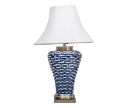 Abajur em Porcelana Costanzo Bivolt Azul | Westwing