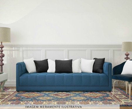 Tapete Clássico Turco Kasakh Naava - Azul | Westwing