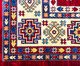 Tapete Turco Kasakh Mira - Vermelho, Creme e Azul, Vermelho, Creme e Azul | WestwingNow
