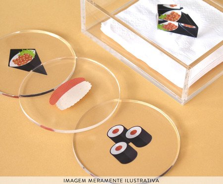 Jogo de Porta Copos Sushi | Westwing