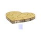 Puzzle Coração Gold, Dourado | WestwingNow